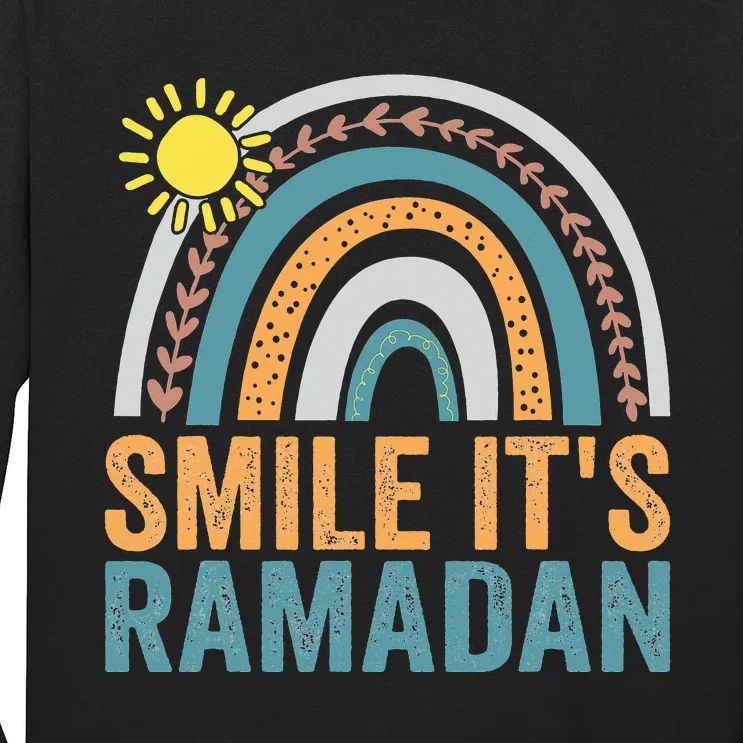 Smile its Ramadan for Muslim  Islamic Fasting Long Sleeve Shirt