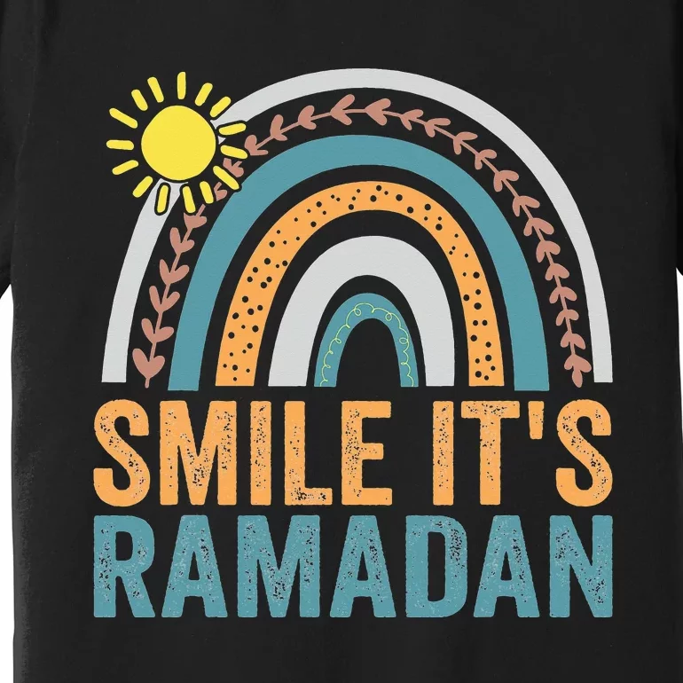 Smile its Ramadan for Muslim  Islamic Fasting Premium T-Shirt