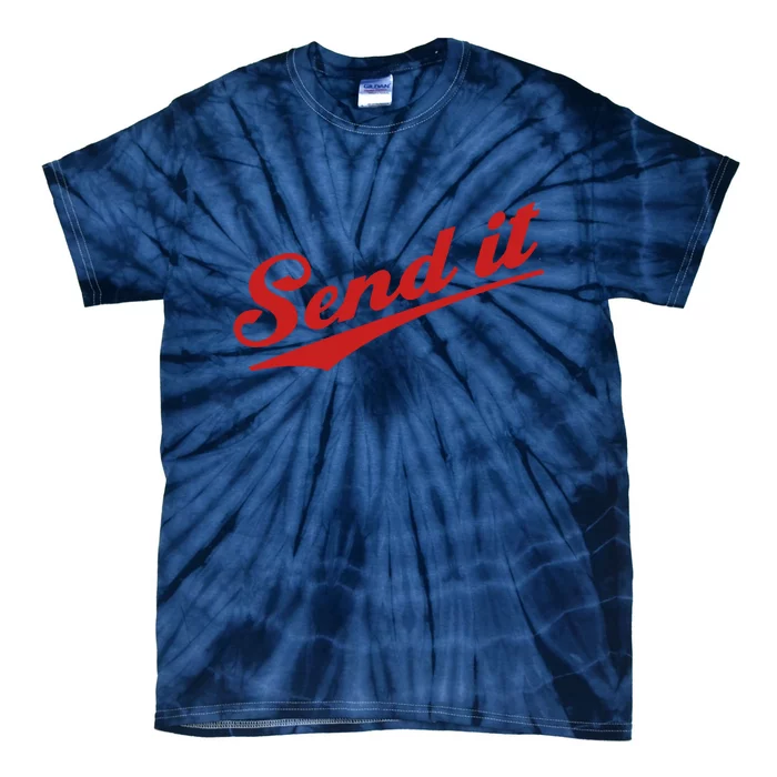 Sent It Red Logo Tie-Dye T-Shirt