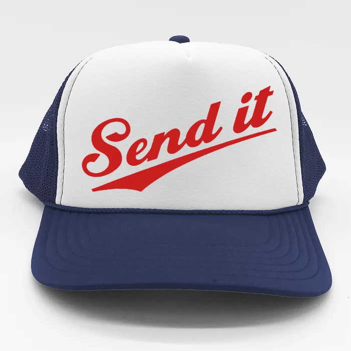 Sent It Red Logo Trucker Hat