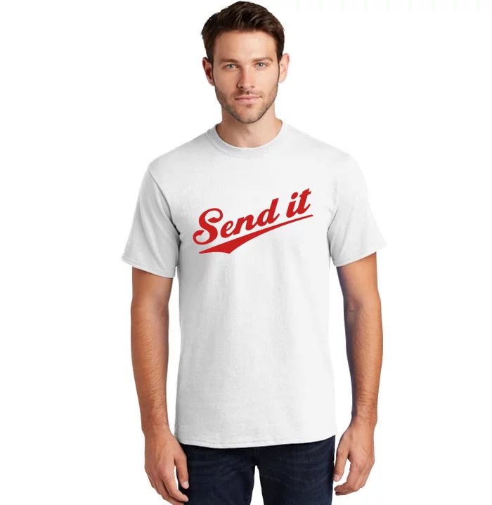 Sent It Red Logo Tall T-Shirt