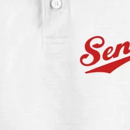 Sent It Red Logo Dry Zone Grid Performance Polo