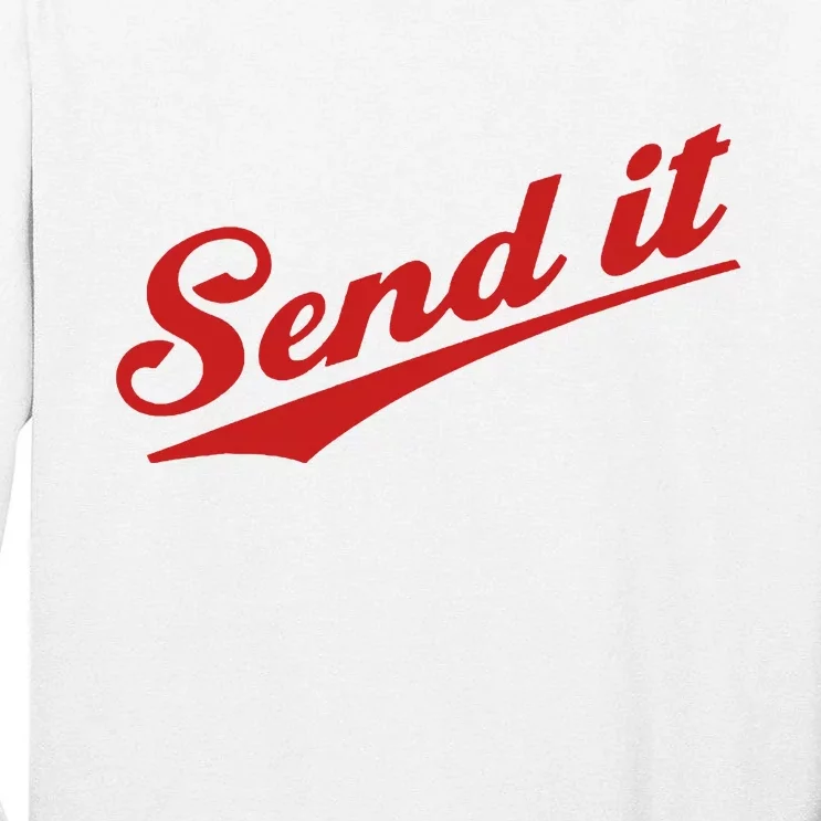 Sent It Red Logo Tall Long Sleeve T-Shirt