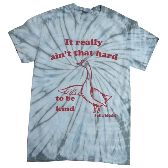 Slippywild It Really AinT That Hard To Be Kind Of A Bitch Tie-Dye T-Shirt