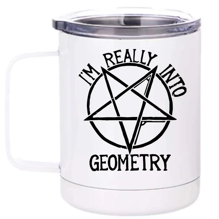 Star I’M Really Into Geometry Front & Back 12oz Stainless Steel Tumbler Cup