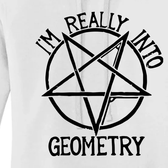 Star I’M Really Into Geometry Women's Pullover Hoodie