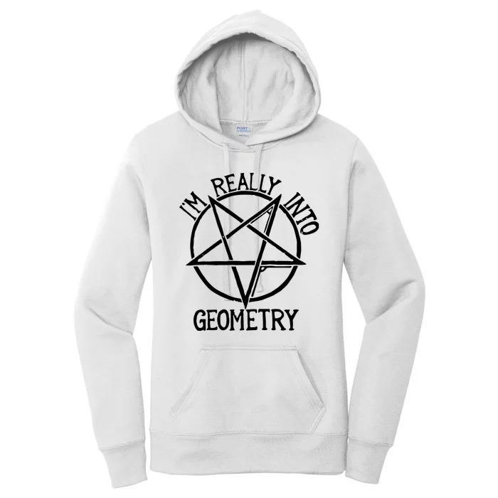 Star I’M Really Into Geometry Women's Pullover Hoodie