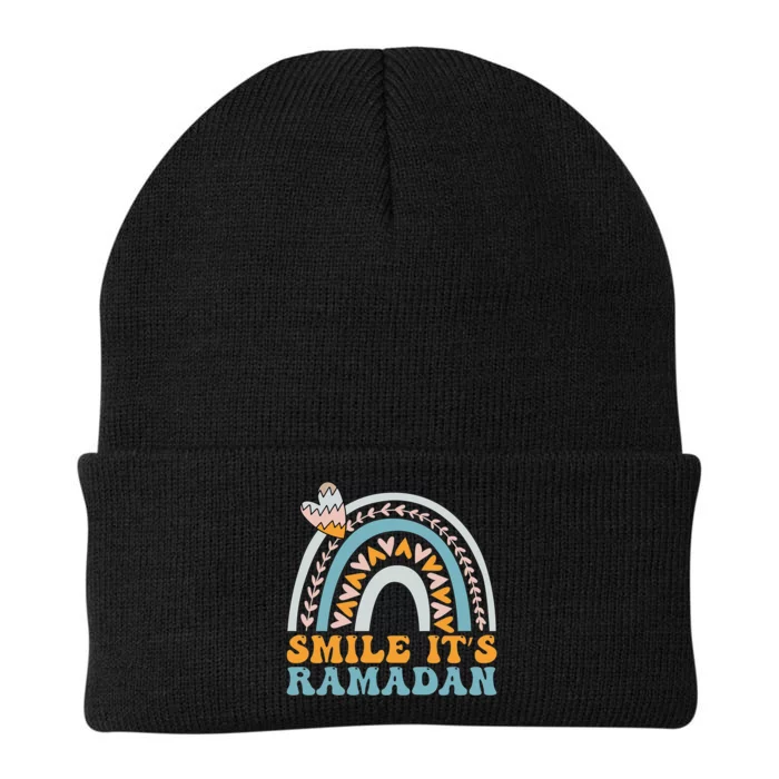 Smile its Ramadan for Muslim Islamic Fasting Ramadan Kareem Knit Cap Winter Beanie