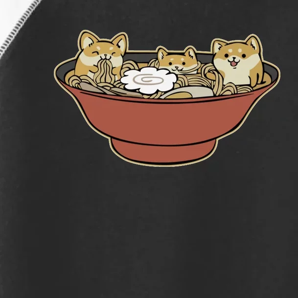 Shiba Inu Ramen Bowl Cute Japanese Kawaii Dog Ramen Lovers Toddler Fine Jersey T-Shirt