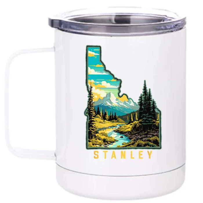 Stanley Idaho State Outdoor Nature Graphic Front & Back 12oz Stainless Steel Tumbler Cup