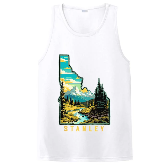 Stanley Idaho State Outdoor Nature Graphic Performance Tank