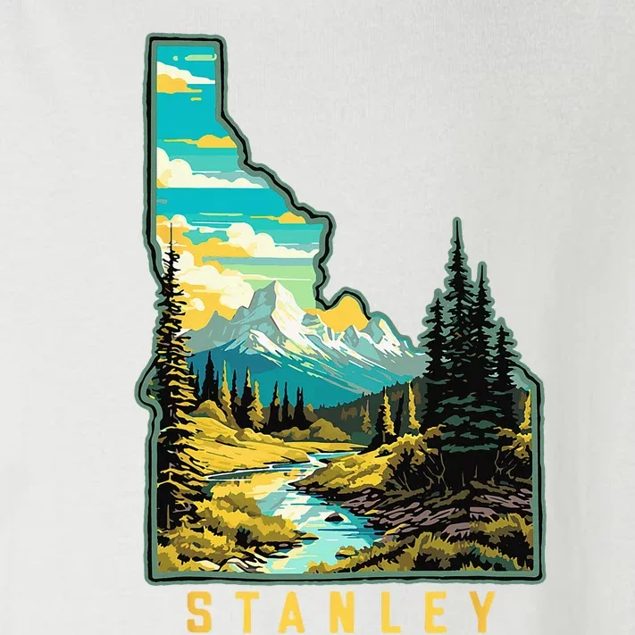 Stanley Idaho State Outdoor Nature Graphic Toddler Long Sleeve Shirt