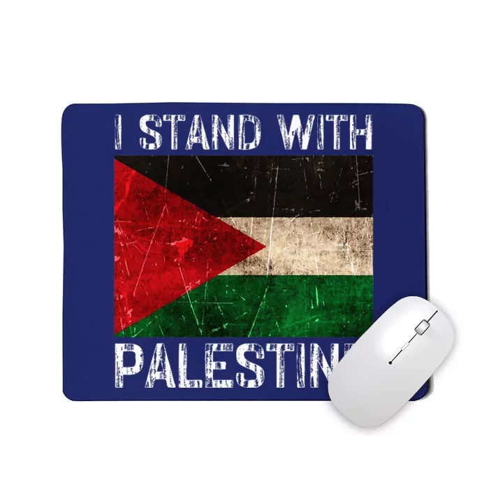 Support I Stand With Palestine Free Palestine Flag Mousepad