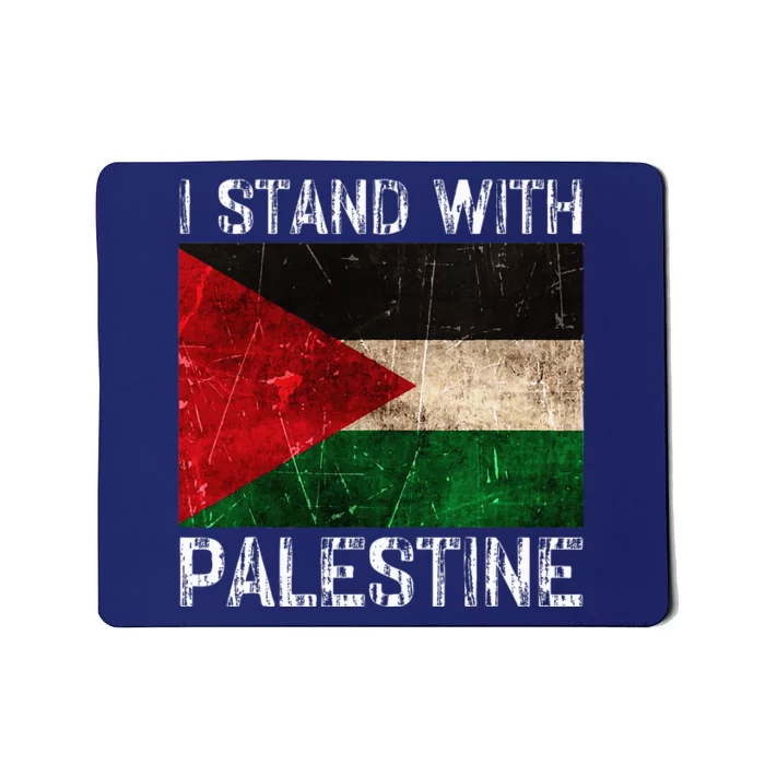 Support I Stand With Palestine Free Palestine Flag Mousepad