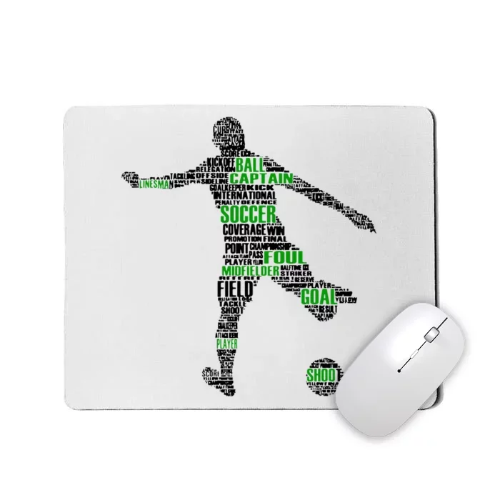 Soccer Illustration Mousepad