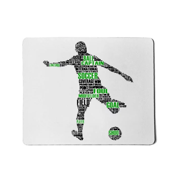 Soccer Illustration Mousepad