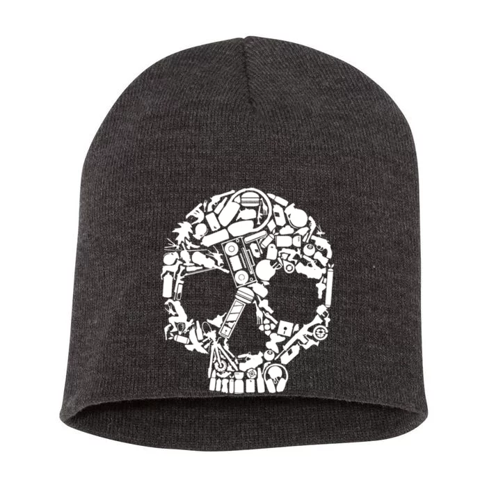 Skull Items Skull Short Acrylic Beanie