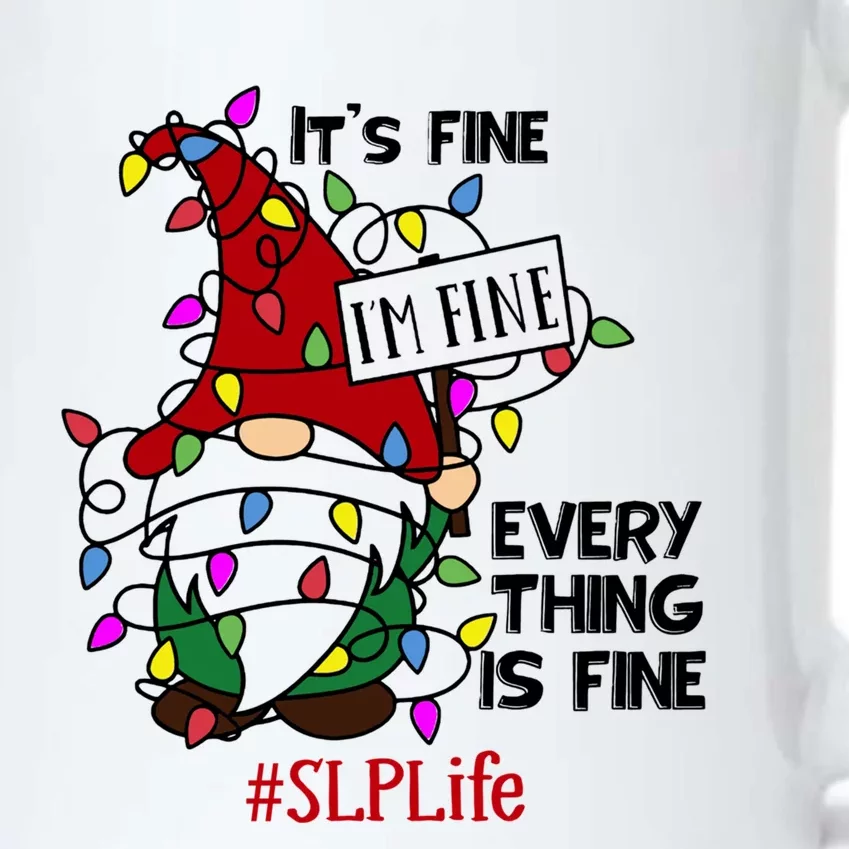 Slplife It S Fine I Am Fine Every Thing Is Fine Gift Black Color Changing Mug