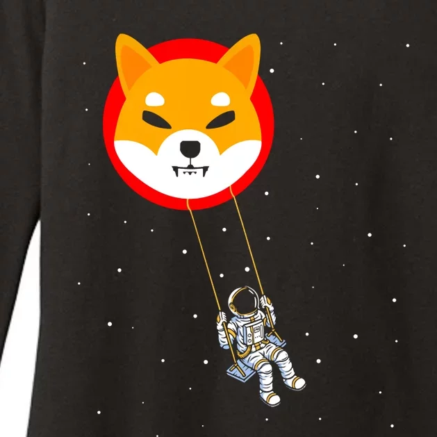 Shiba Inu Swing Army Cryptocurrency Token Doge Womens CVC Long Sleeve Shirt