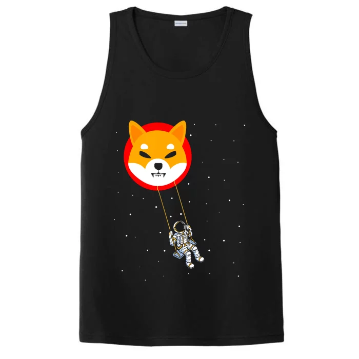 Shiba Inu Swing Army Cryptocurrency Token Doge Performance Tank