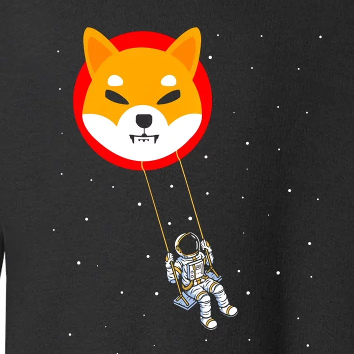 Shiba Inu Swing Army Cryptocurrency Token Doge Toddler Sweatshirt