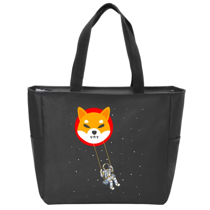 Shiba Inu Swing Army Cryptocurrency Token Doge Zip Tote Bag