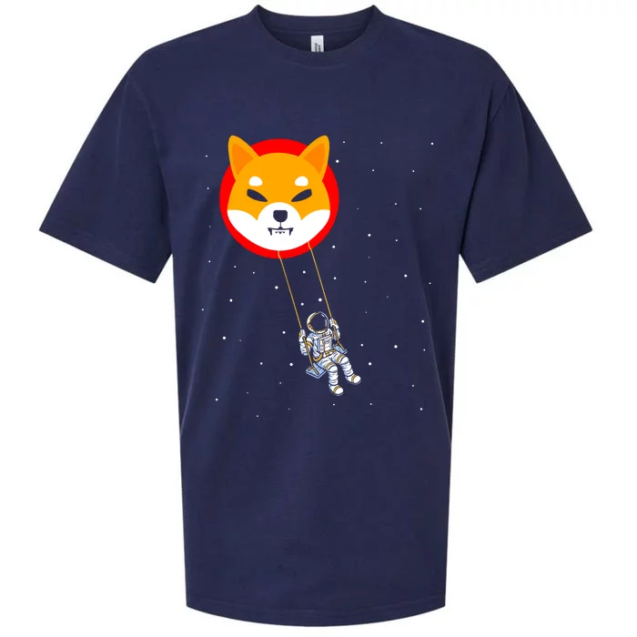 Shiba Inu Swing Army Cryptocurrency Token Doge Sueded Cloud Jersey T-Shirt