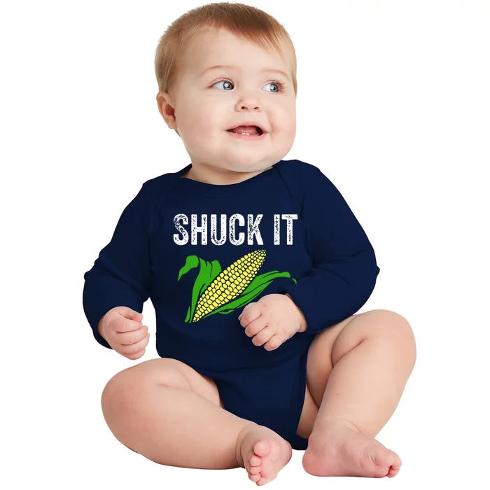 Shuck It Baby Long Sleeve Bodysuit