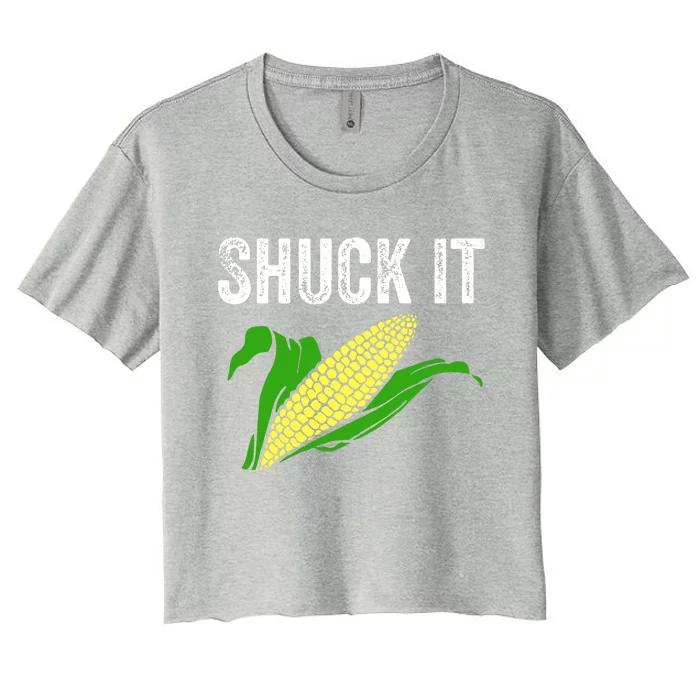 Shuck It Women's Crop Top Tee