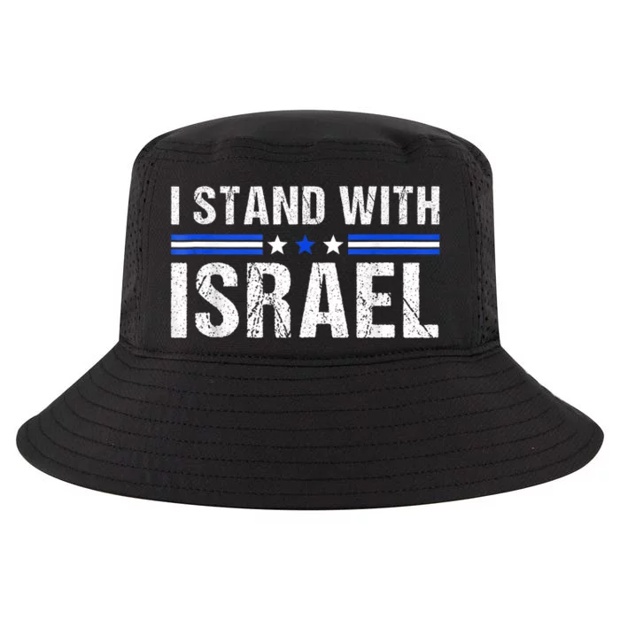 Support I Stand With Israel Jewish Heritage Israeli Flag Cool Comfort Performance Bucket Hat