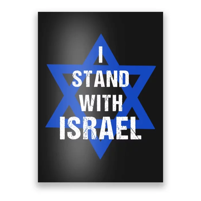 Support I Stand With Israel Poster