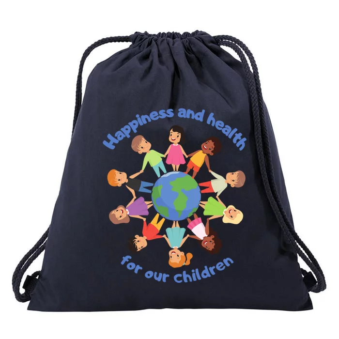 Support International S Day Planet Earth Climate Cute Gift Drawstring Bag