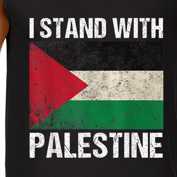 Support I Stand With Palestine Free Palestine Flag Arabic Comfort Colors® Tank Top