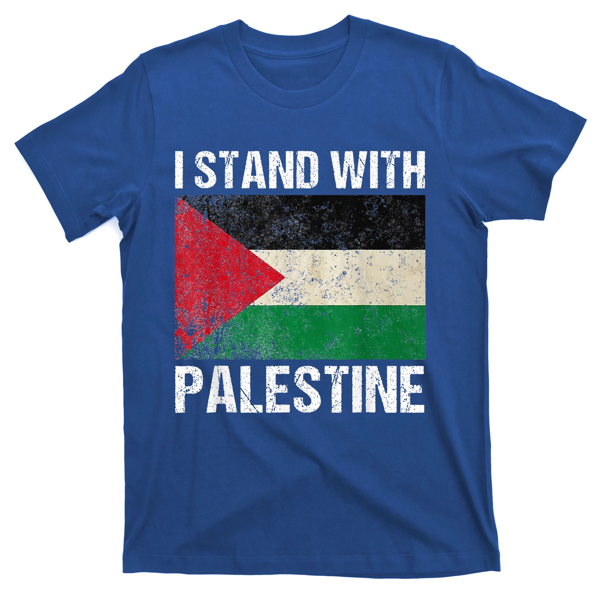 Support I Stand With Palestine Free Palestine Flag Arabic T-Shirt ...