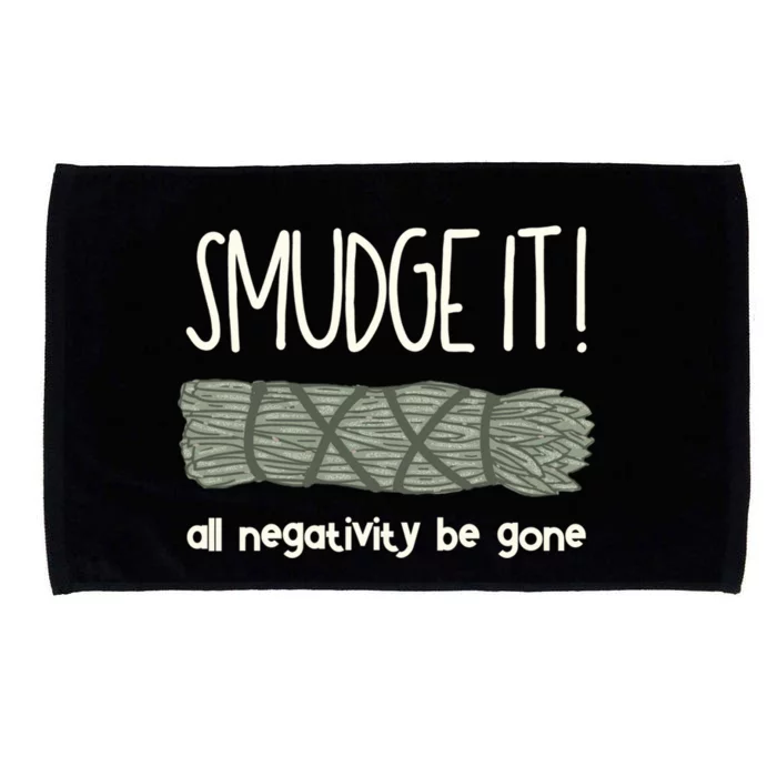 Smudge It Sage Burning Spiritual Healing Boho Witch Gift Microfiber Hand Towel