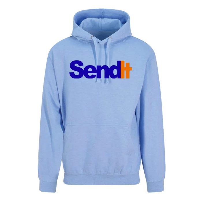 Sent It Spoof Parody Logo Unisex Surf Hoodie