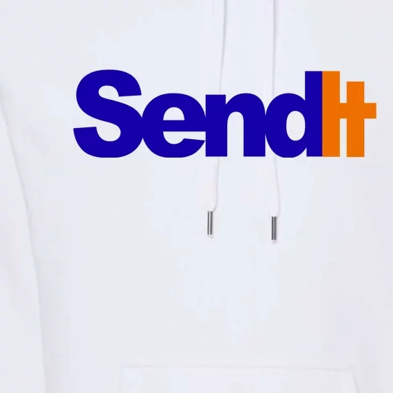 Sent It Spoof Parody Logo Premium Hoodie