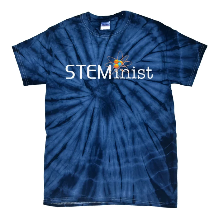 STEMinist  in STEM Girls Science Tech Engineering Math Tie-Dye T-Shirt