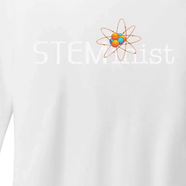 STEMinist  in STEM Girls Science Tech Engineering Math Womens CVC Long Sleeve Shirt