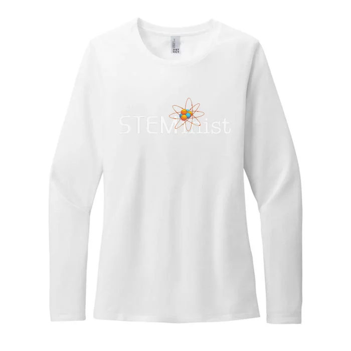 STEMinist  in STEM Girls Science Tech Engineering Math Womens CVC Long Sleeve Shirt