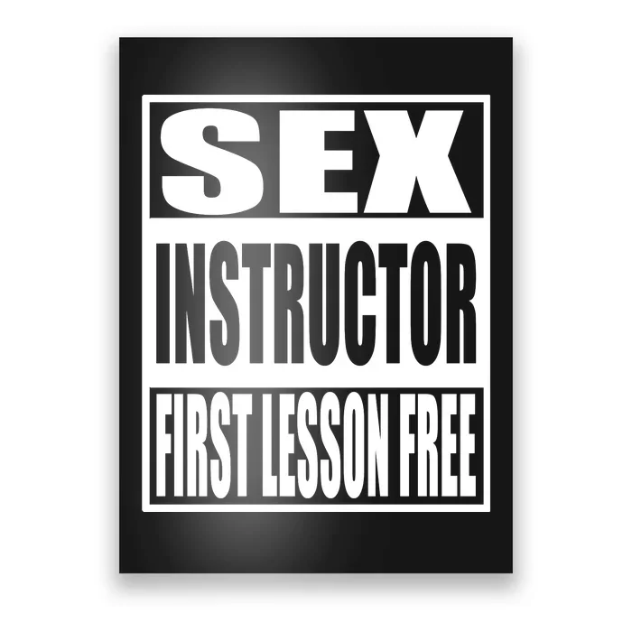 Sex Instructor Poster