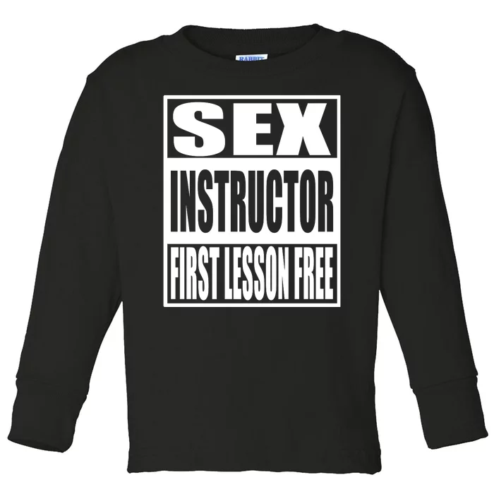 Sex Instructor Toddler Long Sleeve Shirt