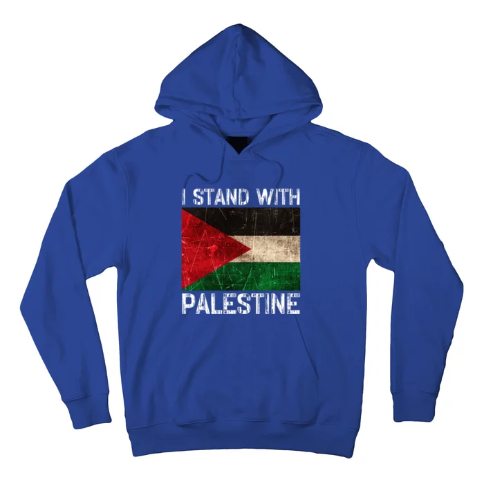 Support I Stand With Palestine Free Palestine Flag Arabic Hoodie