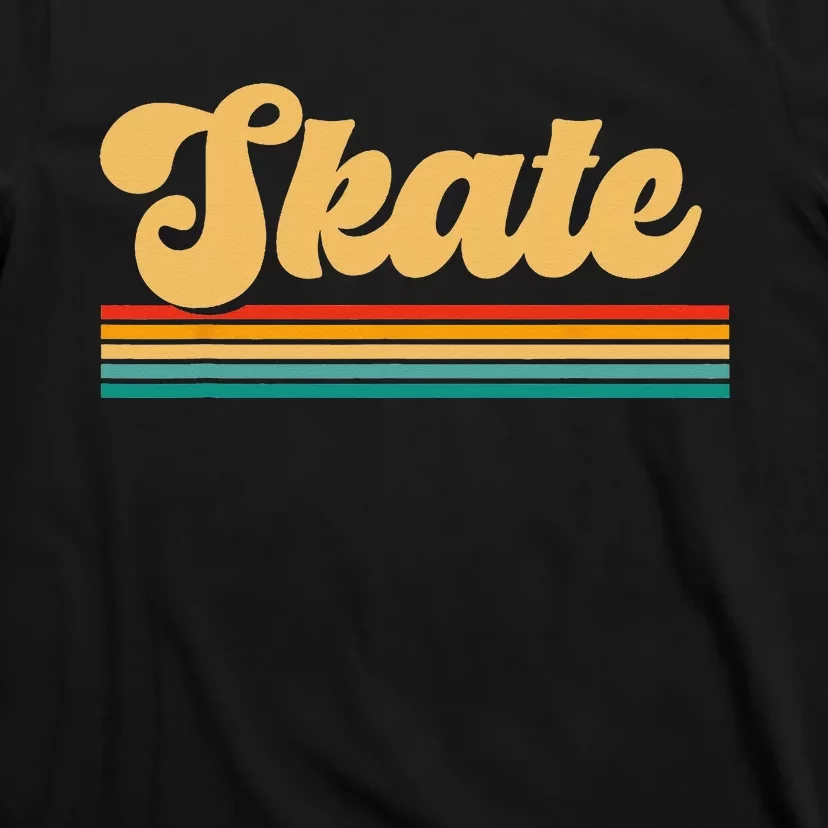 Skateboarder Ice Skating Roller Skate Skateboard T-Shirt