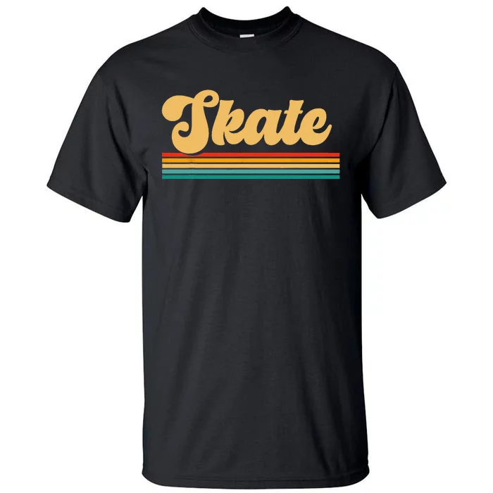 Skateboarder Ice Skating Roller Skate Skateboard Tall T-Shirt