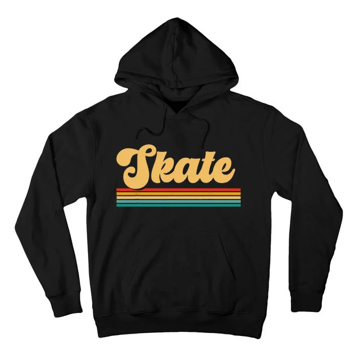 Skateboarder Ice Skating Roller Skate Skateboard Tall Hoodie