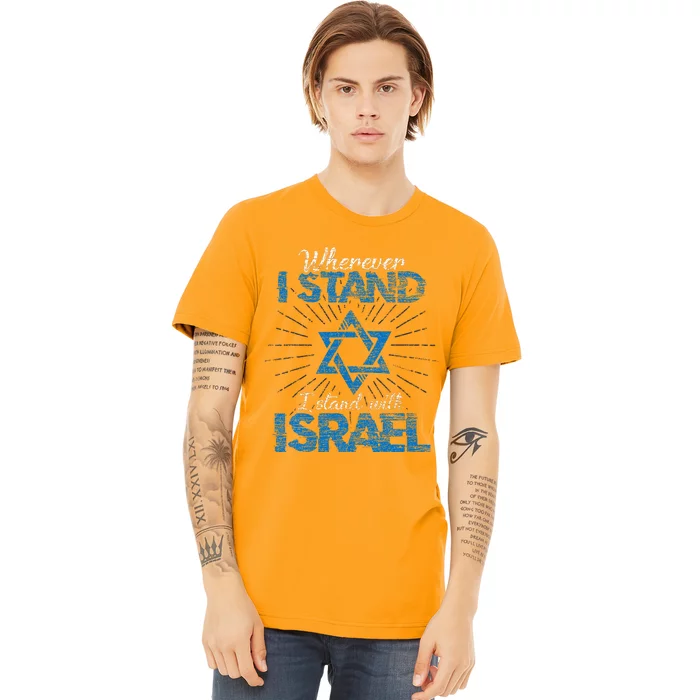 Support Israel Standing Strong Together Premium T-Shirt