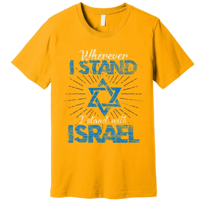 Support Israel Standing Strong Together Premium T-Shirt