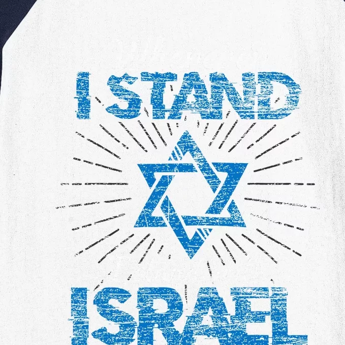 Support Israel Standing Strong Together Baseball Sleeve Shirt