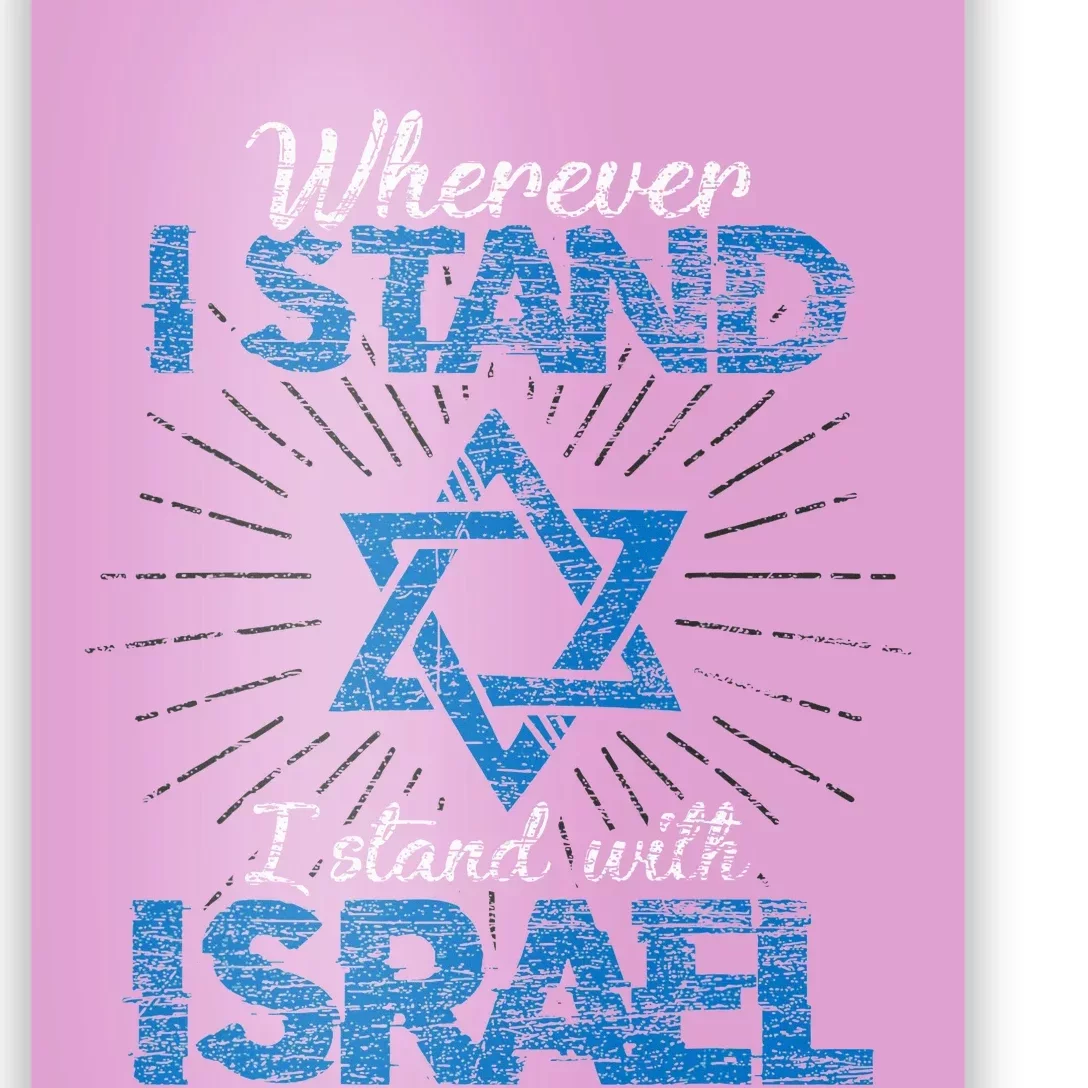 Support Israel Standing Strong Together Poster